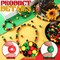 300 Pcs Juneteenth Wooden Beads Black Red Green Yellow Wood Beads Ornament with Hemp Rope Juneteenth Freedom Independence Day Patriotic for Party DIY Crafts Jewelry Bracelets Keychain Making